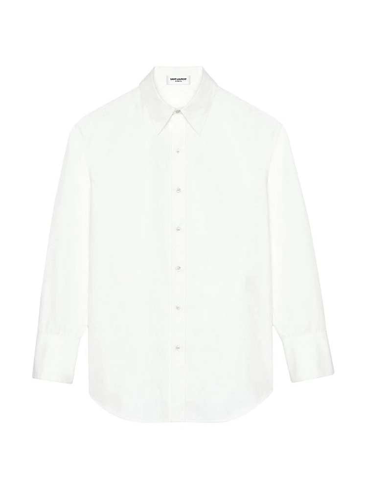 Oversized Shirt Cotton Poplin