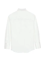 Oversized Shirt Cotton Poplin