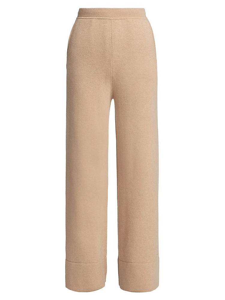 Wool-Blend Knit Pants