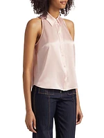 Theodora Silk Sleeveless Shirt