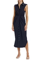 Catalina Sleeveless Midi Shirtdress