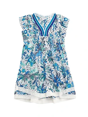 Little Girl's & Girl's Sasha Floral Minidress