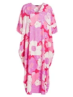 Croisette Abstract Floral Cover-Up Caftan