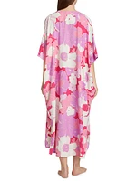 Croisette Abstract Floral Cover-Up Caftan