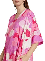 Croisette Abstract Floral Cover-Up Caftan