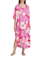 Croisette Abstract Floral Cover-Up Caftan