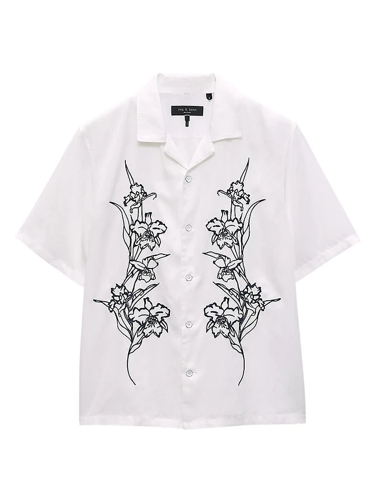 Avery Resort Embroidered Shirt