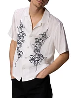 Avery Resort Embroidered Shirt