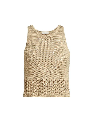 Brayden Crochet Crop Tank