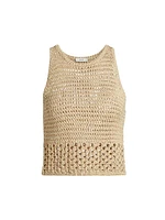 Brayden Crochet Crop Tank