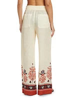 Emmett Linen High-Rise Pants