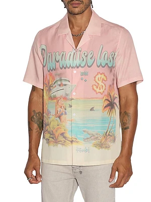 Paradise Lost Graphic Camp Shirt