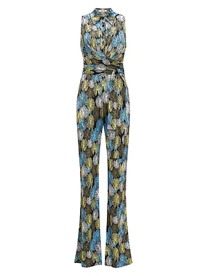 Kellie Metallic Firework Jumpsuit