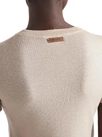 Wool and Silk Crew-Neck Sweater