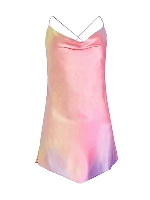 Pracilla Silk Mini Dress