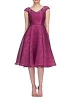 Kit Jacquard Cocktail Dress