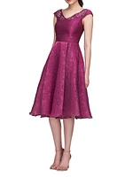 Kit Jacquard Cocktail Dress