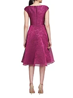 Kit Jacquard Cocktail Dress