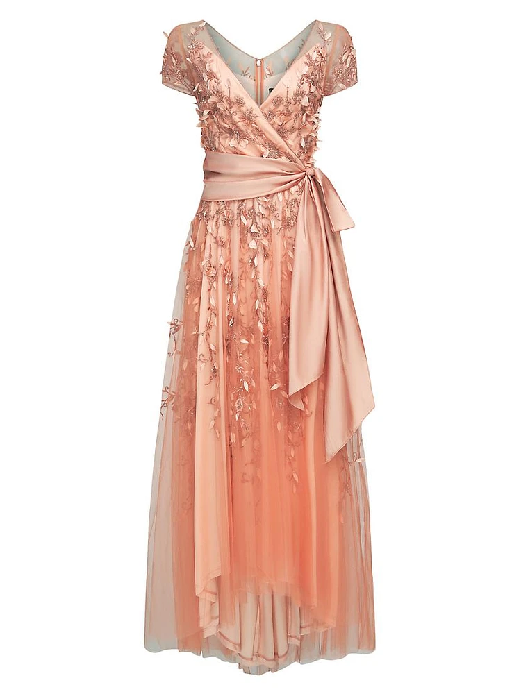 Florian Embellished Taffeta Gown