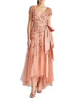 Florian Embellished Taffeta Gown