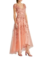 Florian Embellished Taffeta Gown