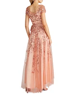 Florian Embellished Taffeta Gown