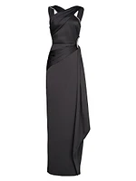 Cressida Halter Column Gown