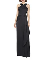 Cressida Halter Column Gown