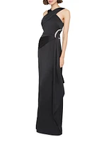 Cressida Halter Column Gown