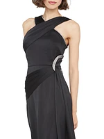 Cressida Halter Column Gown