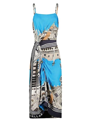 Angie - Camisole Venice Print Dress