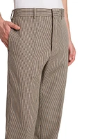 Wool Shadow Plaid Trousers