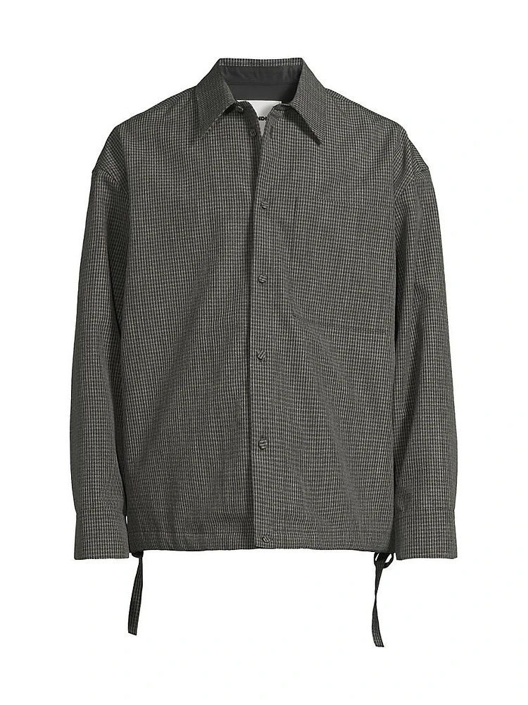 Check Virigin Wool Shirt