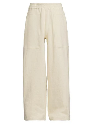 Straight-Leg Cotton Sweatpants