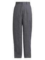 Wool Split-Hem Trousers