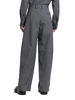 Wool Split-Hem Trousers