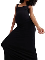 The Long Body Maternity Maxi Tank Dress