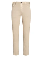 Stretch Linen and Cotton Roccia Jeans