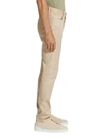 Stretch Linen and Cotton Roccia Jeans