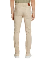 Stretch Linen and Cotton Roccia Jeans