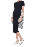 The Eliza Maternity T-Shirt Dress