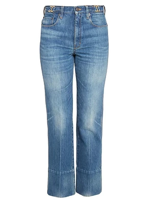 High-Rise Slim Crop Jeans