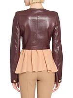 Leather Crop Jacket