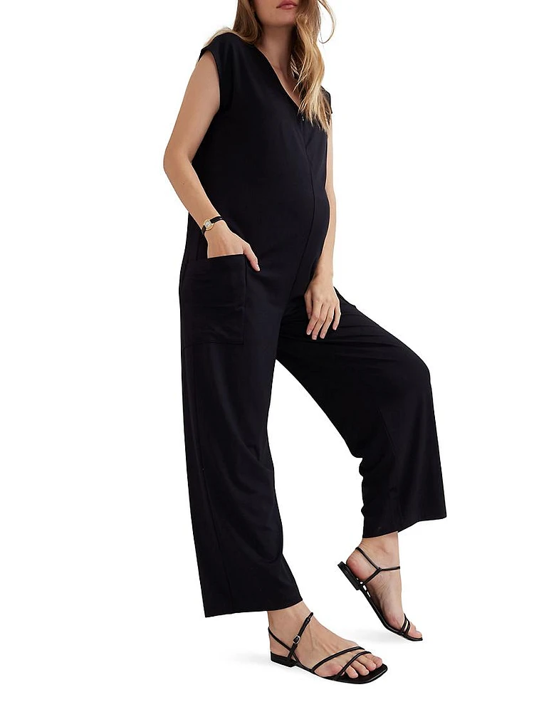 The Charlotte Maternity Nursing Friendly Jumpsuit