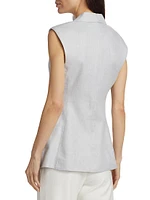 Taylor Linen-Blend Vest Top