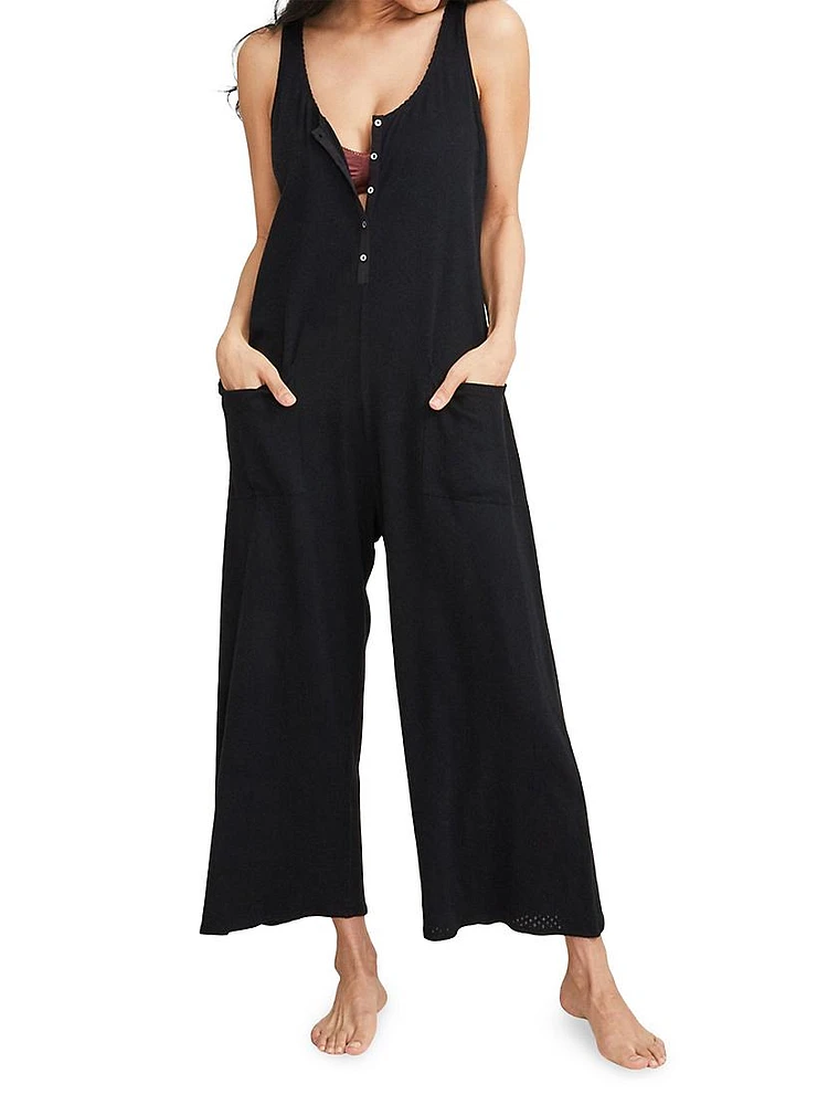 The Cotton Maternity Nursing Friendly Jumpsuit