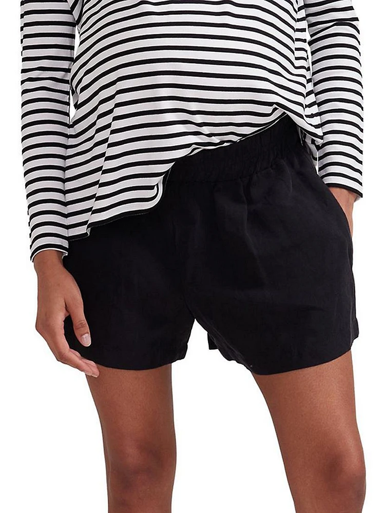 the Asher Under Bump Maternity Short