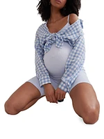 The Body Rib Maternity Unitard Shorts