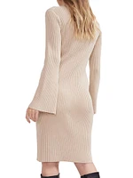 The Lydia Midi Maternity Sweater Dress