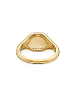 Cable Collectibles Compass Pinky Ring 18K Yellow Gold